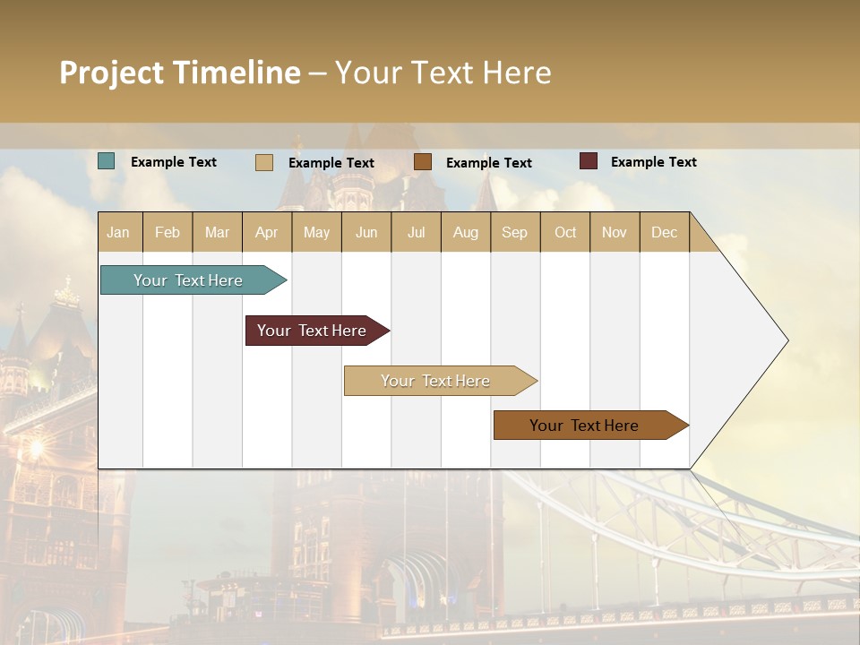 Europe Sunrise Cityscape PowerPoint Template