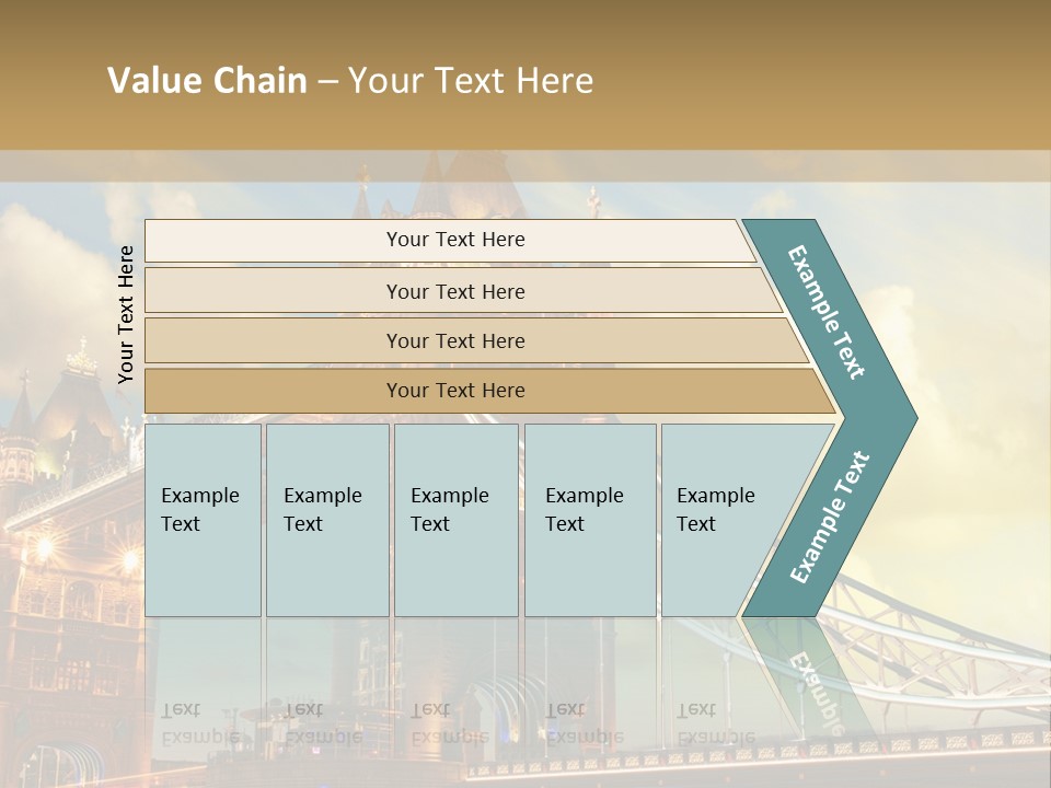 Europe Sunrise Cityscape PowerPoint Template