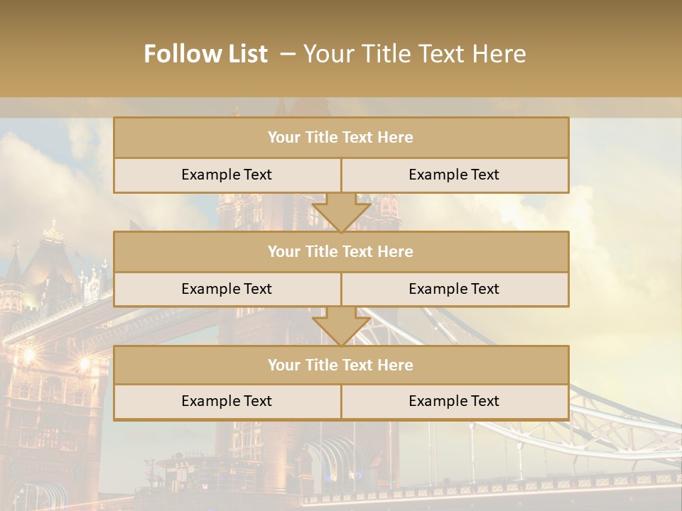 Europe Sunrise Cityscape PowerPoint Template