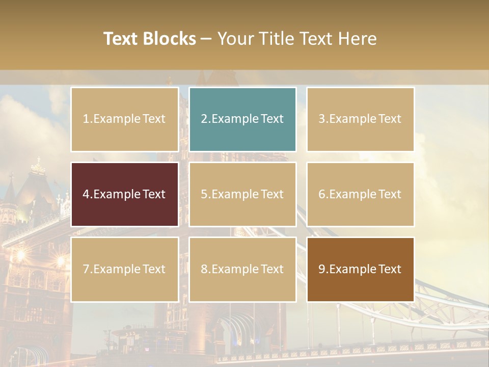 Europe Sunrise Cityscape PowerPoint Template