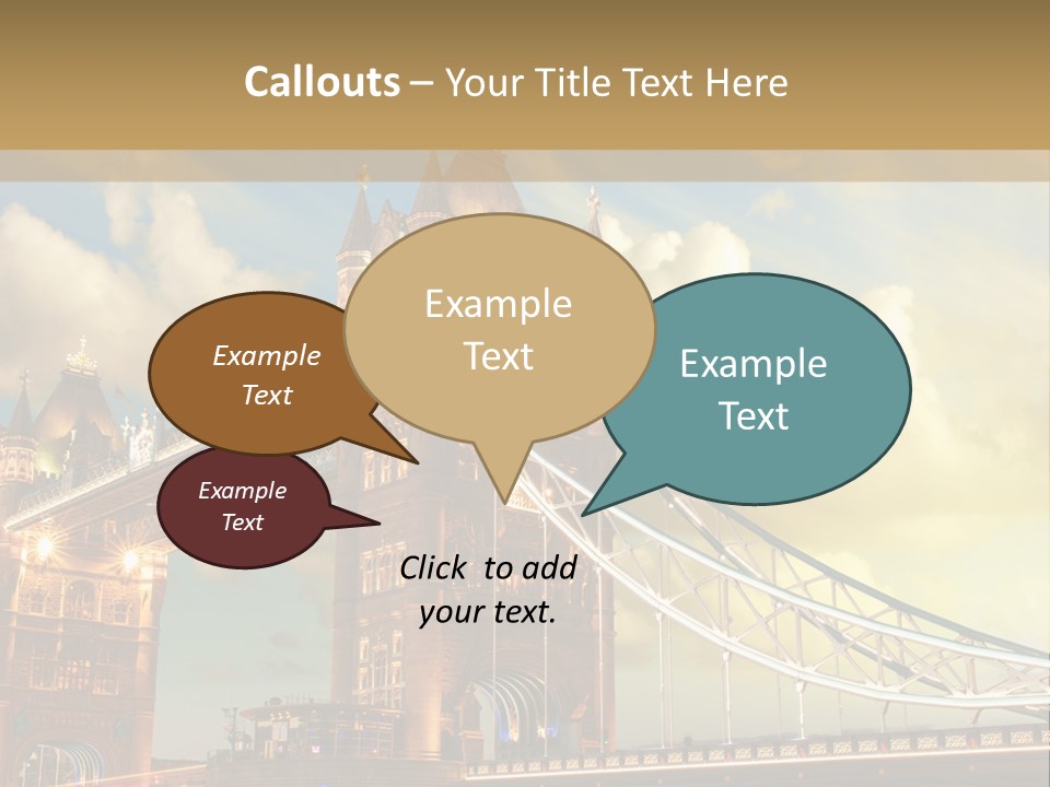 Europe Sunrise Cityscape PowerPoint Template