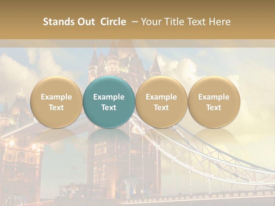 Europe Sunrise Cityscape PowerPoint Template