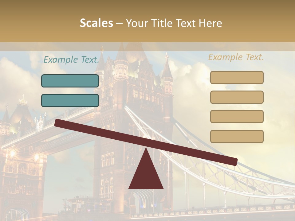 Europe Sunrise Cityscape PowerPoint Template