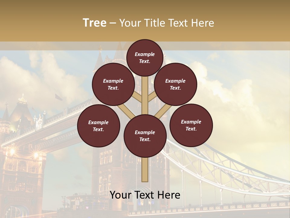 Europe Sunrise Cityscape PowerPoint Template