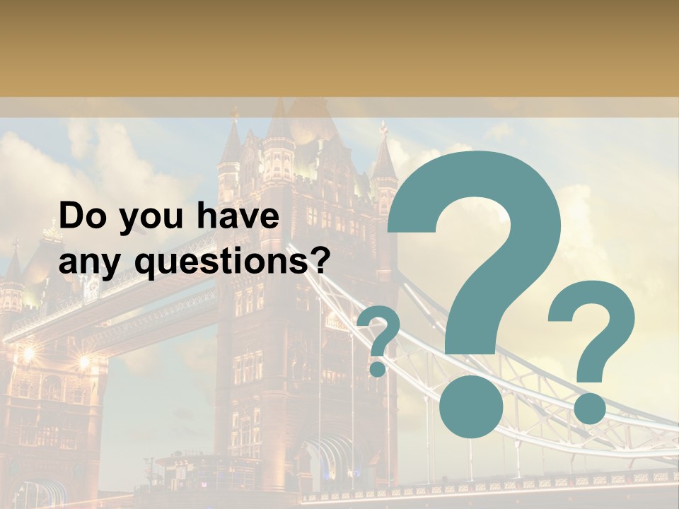 Europe Sunrise Cityscape PowerPoint Template