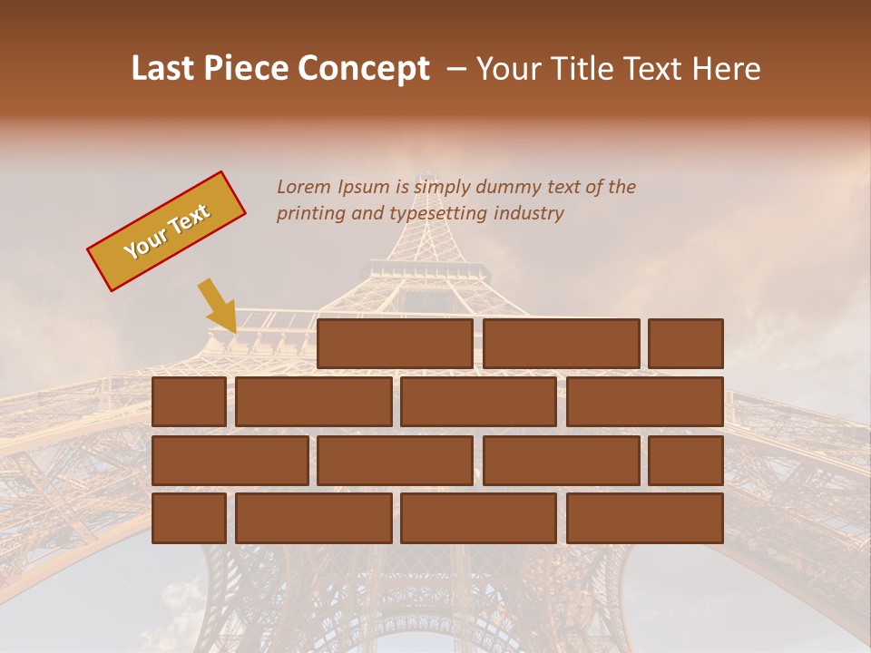 Iron Monument City PowerPoint Template