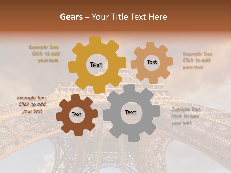 Iron Monument City PowerPoint Template