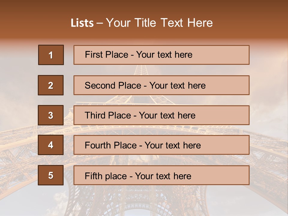 Iron Monument City PowerPoint Template