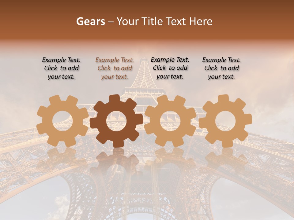 Iron Monument City PowerPoint Template