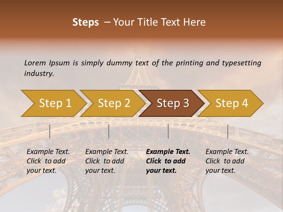 Iron Monument City PowerPoint Template