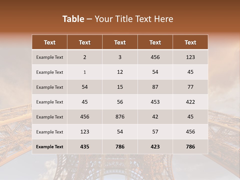 Iron Monument City PowerPoint Template