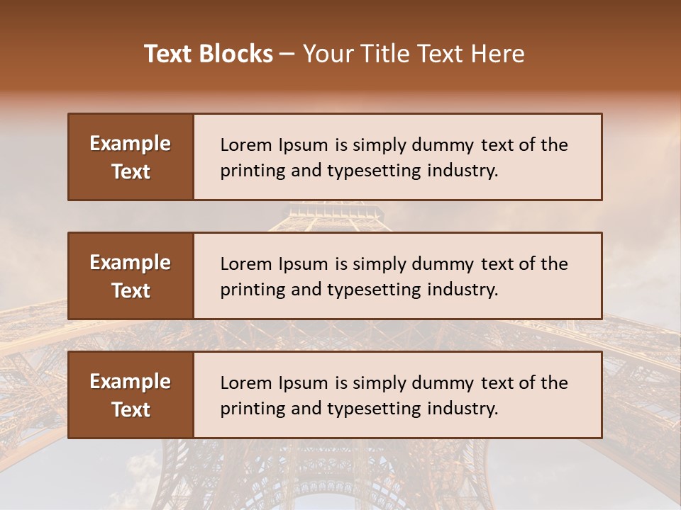 Iron Monument City PowerPoint Template