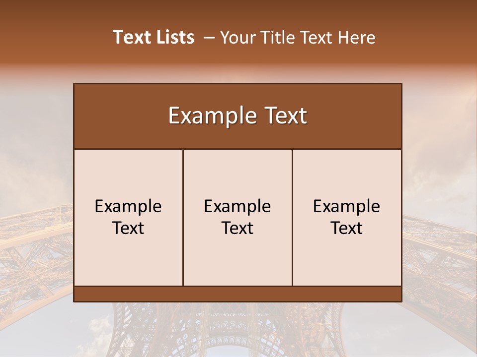 Iron Monument City PowerPoint Template