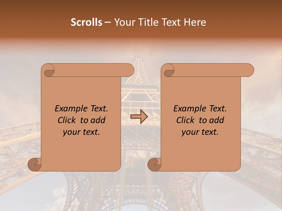 Iron Monument City PowerPoint Template