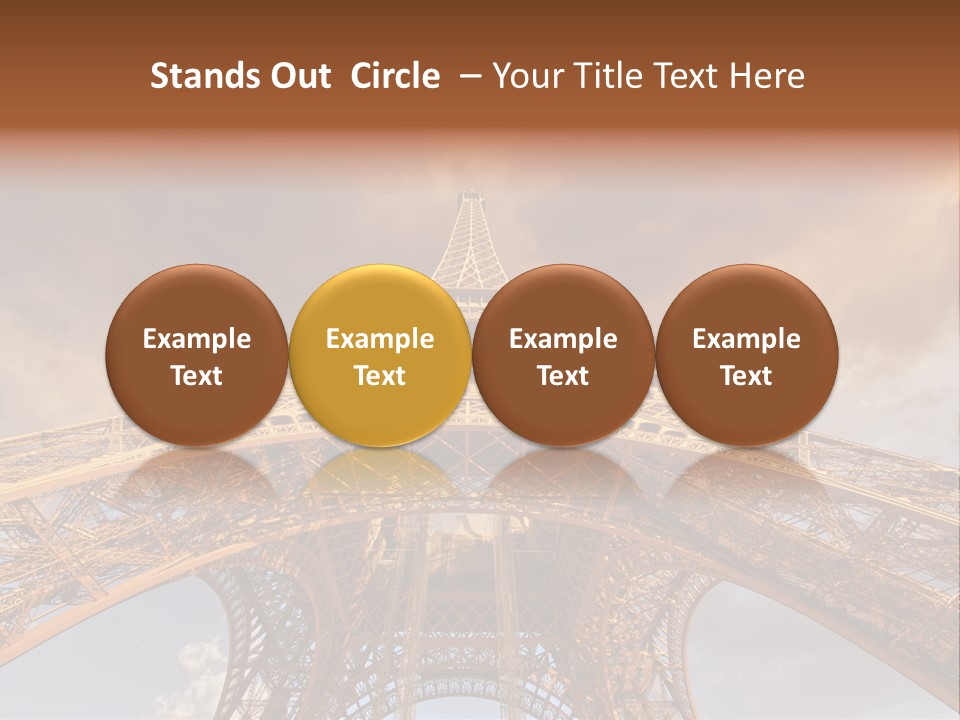 Iron Monument City PowerPoint Template