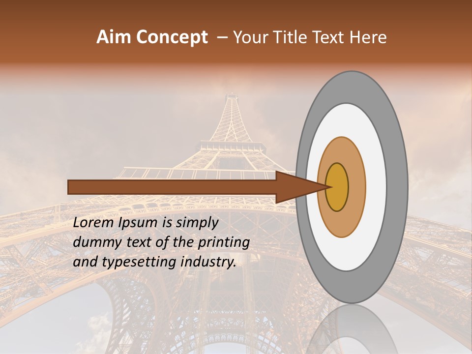 Iron Monument City PowerPoint Template