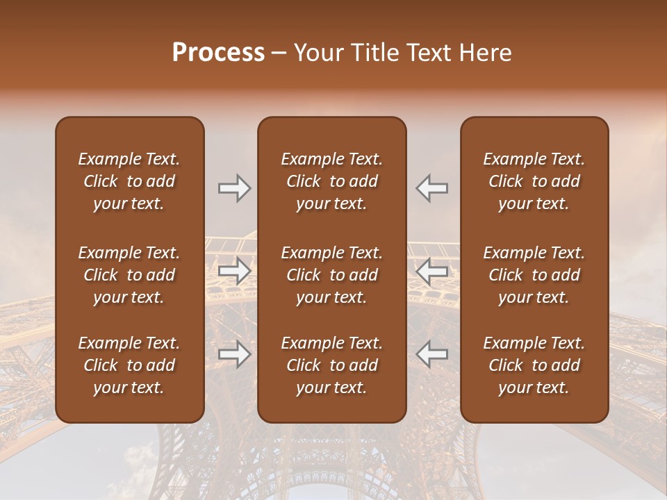 Iron Monument City PowerPoint Template