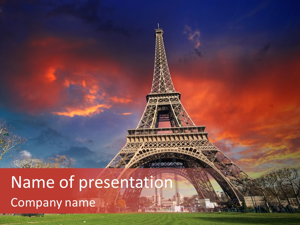 Architecture Design Sky PowerPoint Template