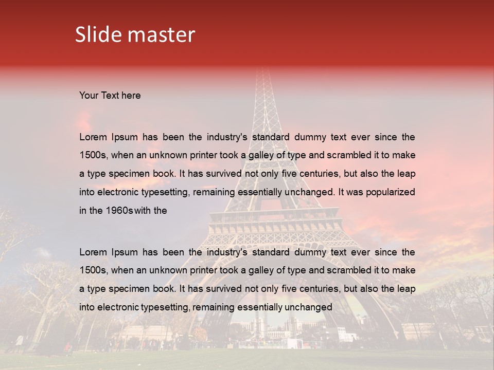 Architecture Design Sky PowerPoint Template