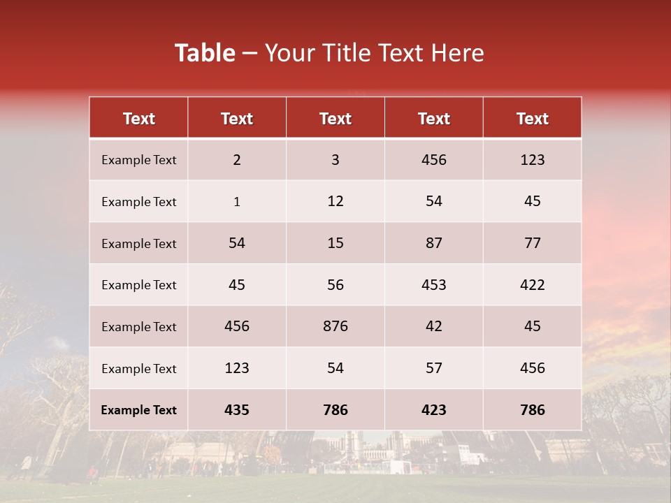 Architecture Design Sky PowerPoint Template