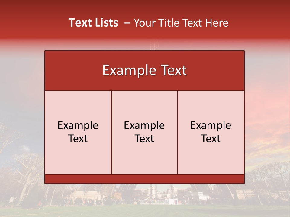 Architecture Design Sky PowerPoint Template