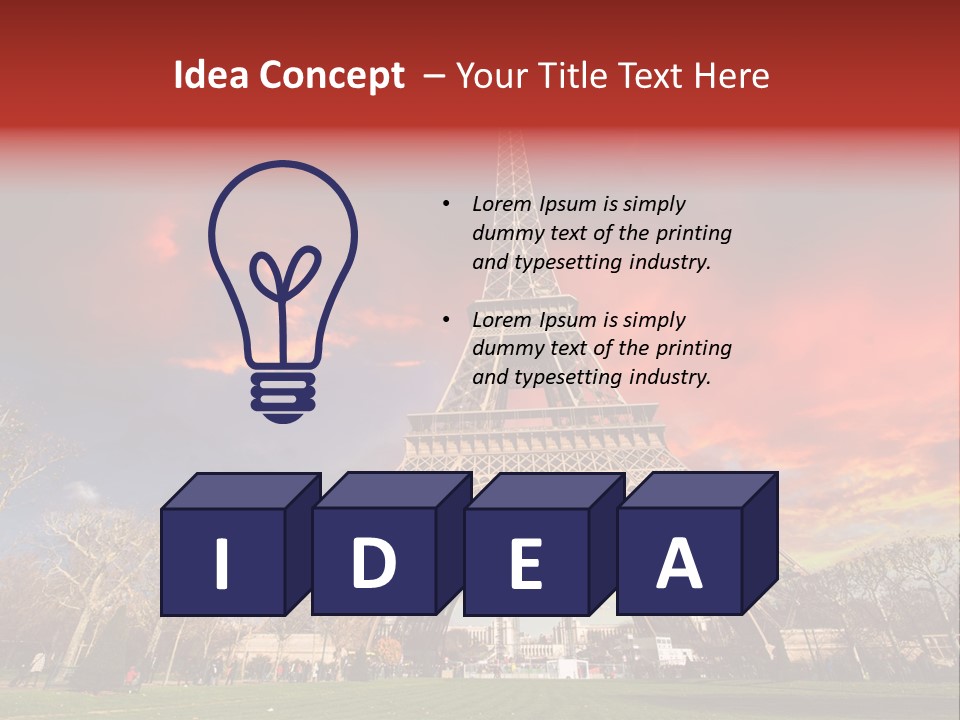 Architecture Design Sky PowerPoint Template