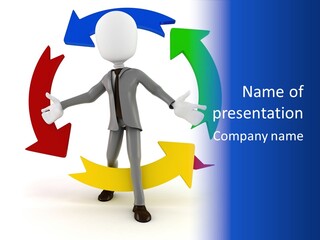 Shape People Competition PowerPoint Template