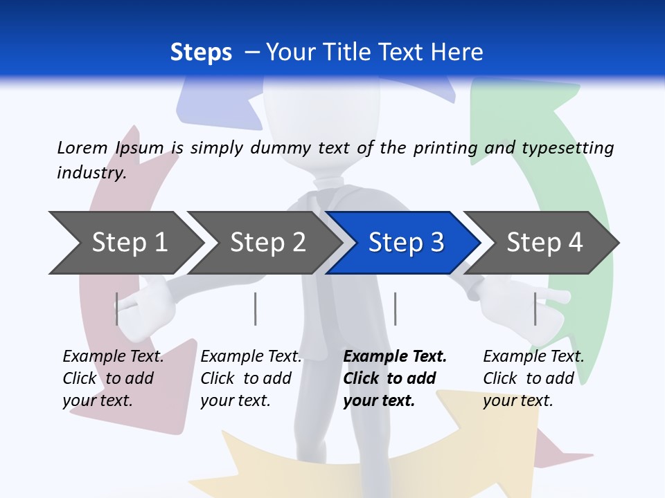 Shape People Competition PowerPoint Template