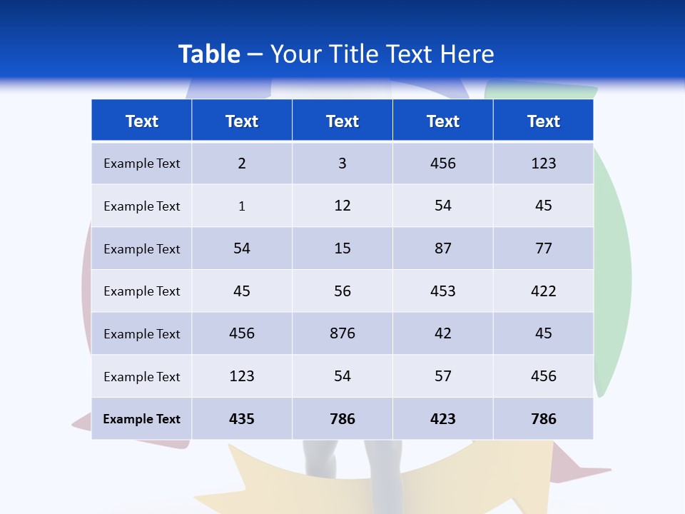 Shape People Competition PowerPoint Template