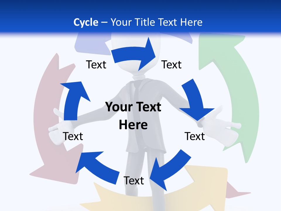 Shape People Competition PowerPoint Template