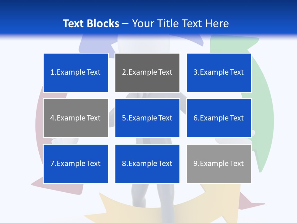 Shape People Competition PowerPoint Template