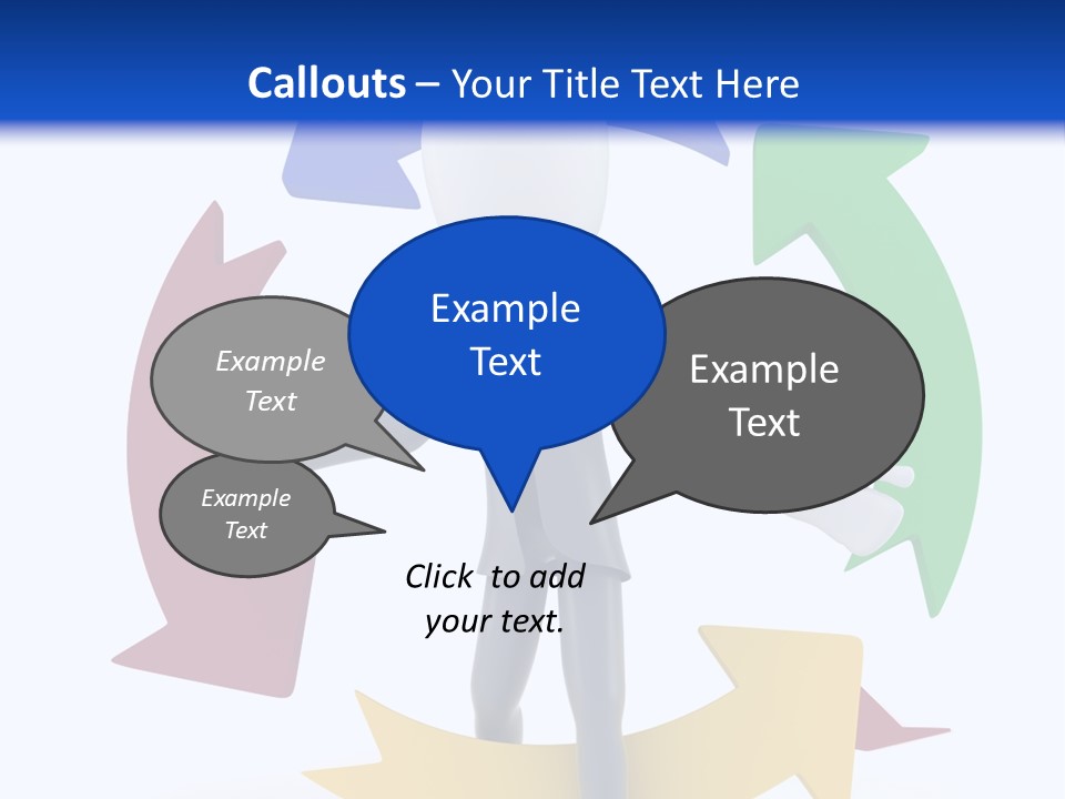 Shape People Competition PowerPoint Template