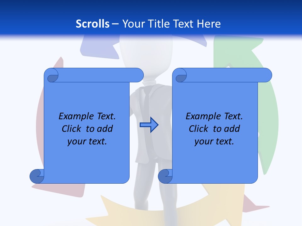 Shape People Competition PowerPoint Template
