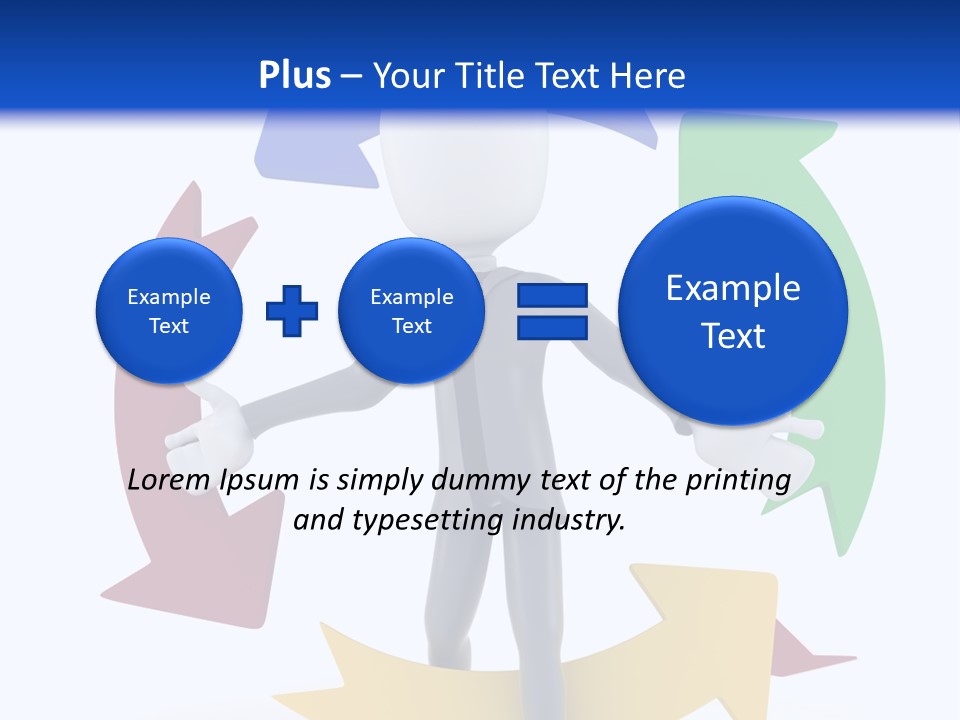 Shape People Competition PowerPoint Template