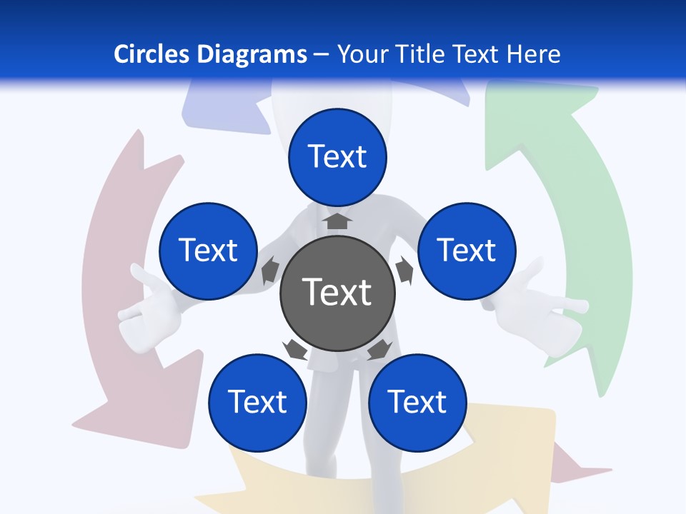 Shape People Competition PowerPoint Template