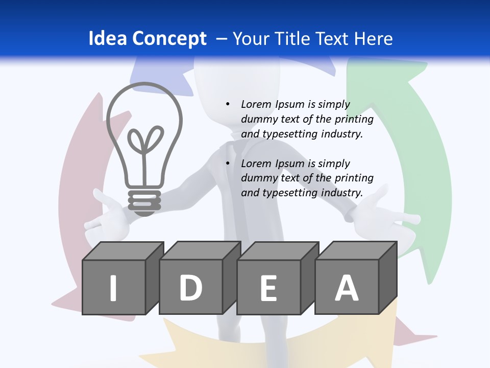 Shape People Competition PowerPoint Template