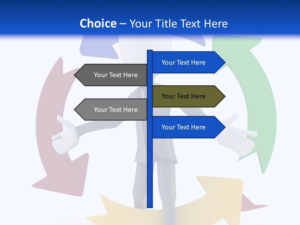 Shape People Competition PowerPoint Template