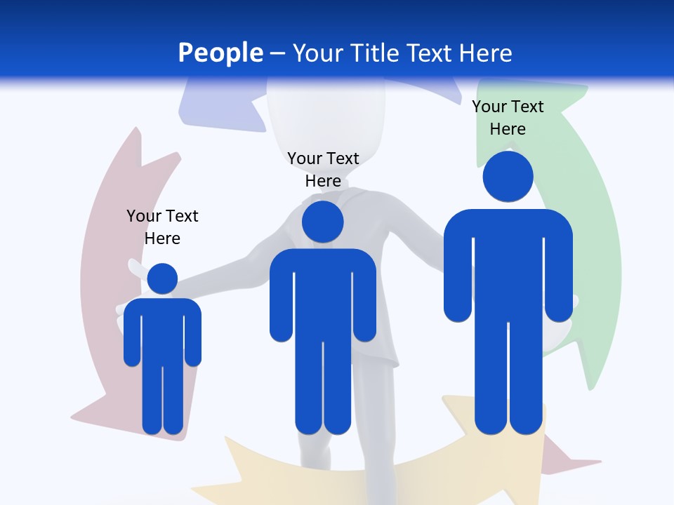 Shape People Competition PowerPoint Template