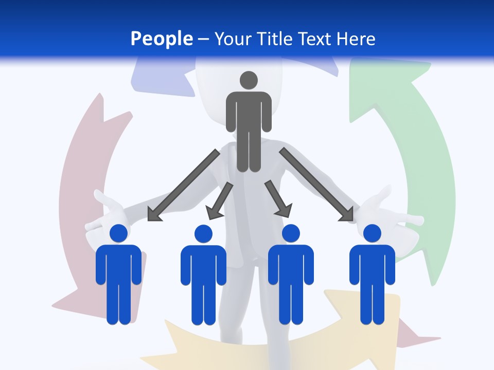 Shape People Competition PowerPoint Template