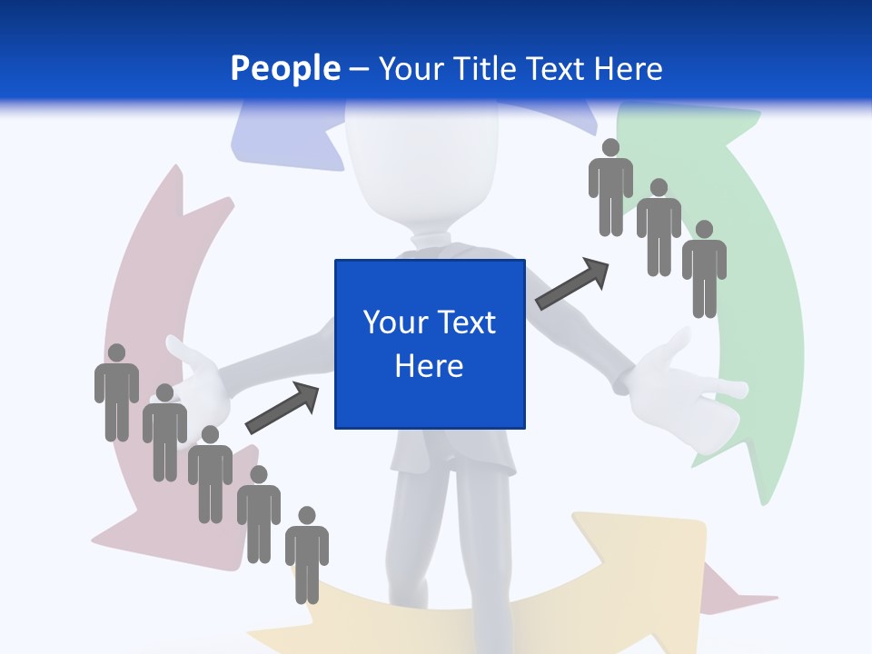 Shape People Competition PowerPoint Template