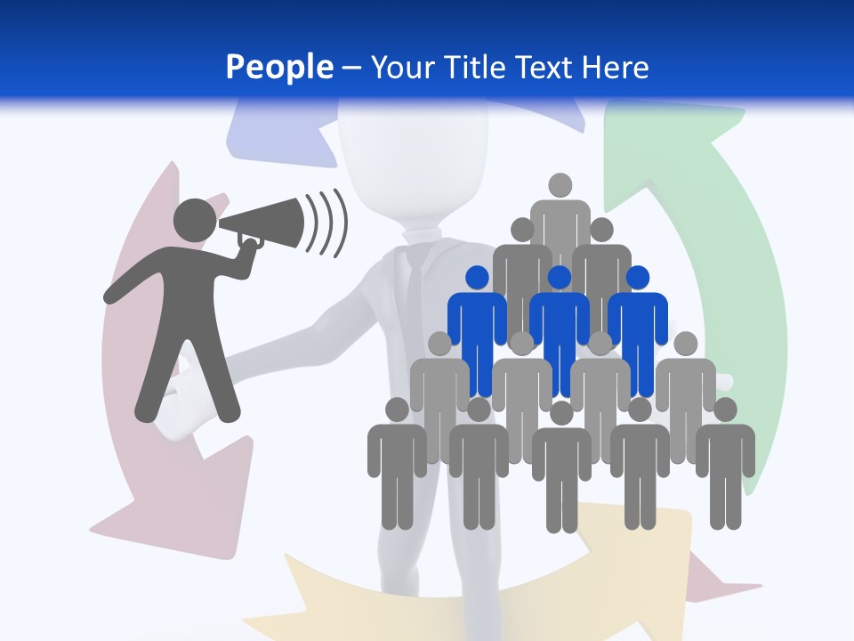 Shape People Competition PowerPoint Template