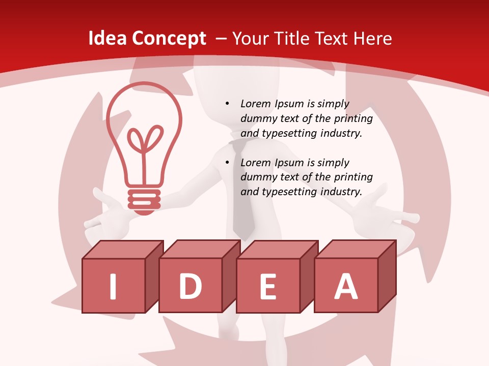 Virtual People Stream PowerPoint Template