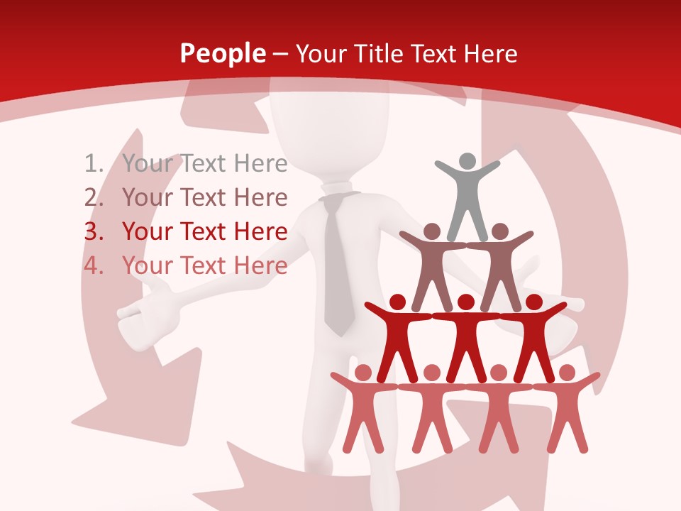 Virtual People Stream PowerPoint Template