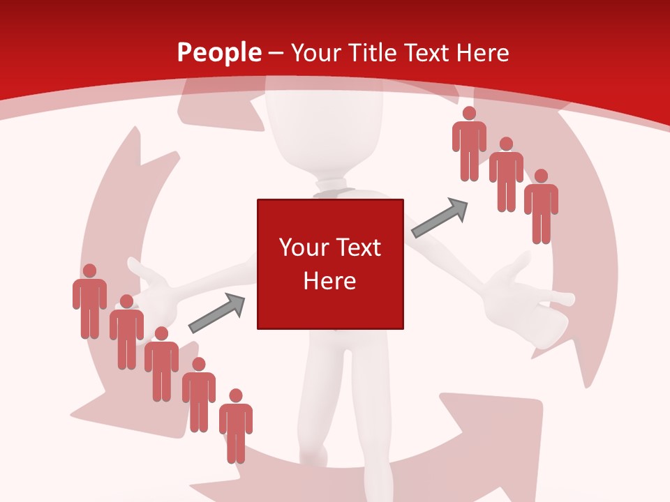 Virtual People Stream PowerPoint Template