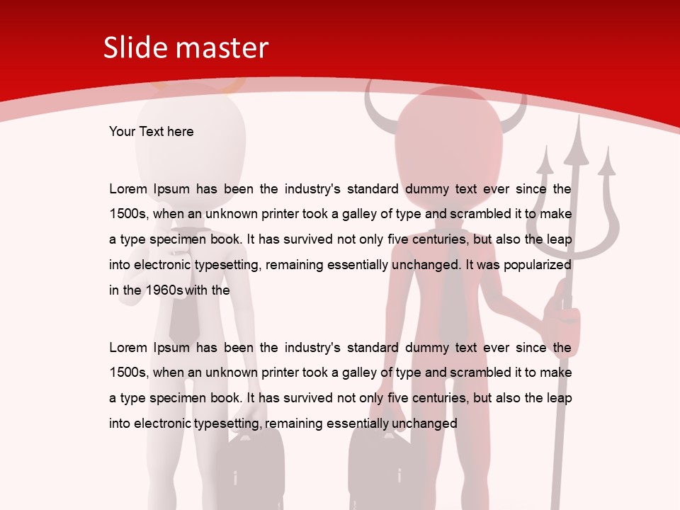 Work Metaphor Bad PowerPoint Template