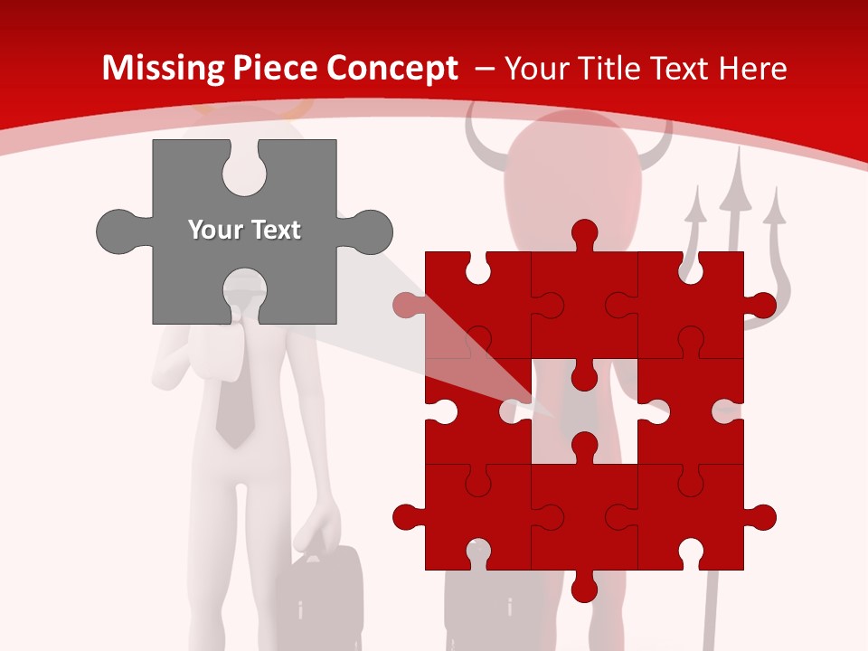 Work Metaphor Bad PowerPoint Template