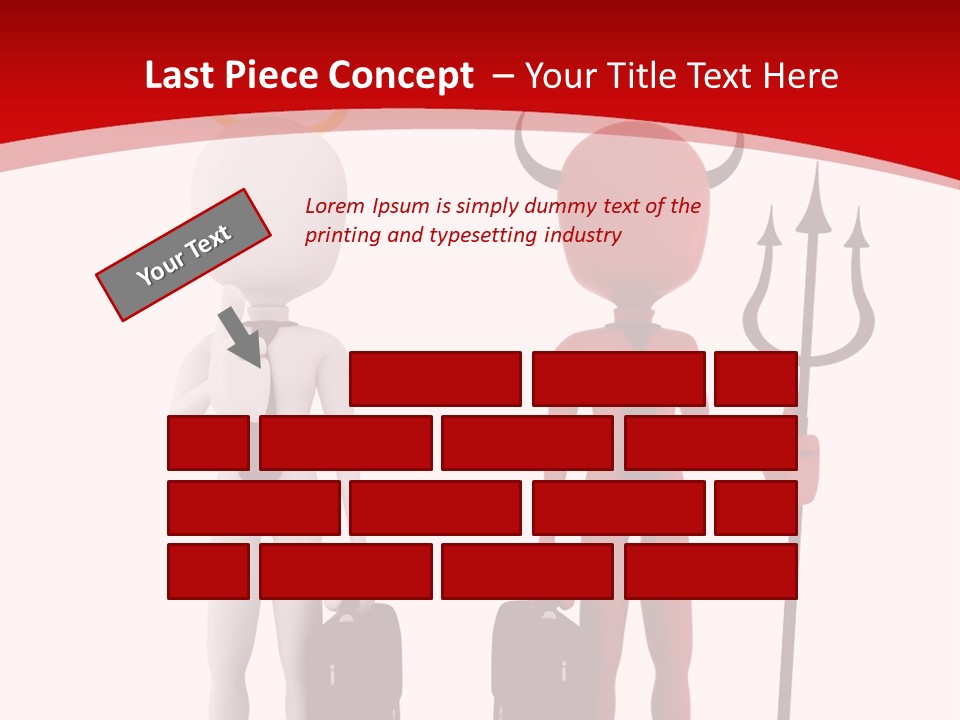 Work Metaphor Bad PowerPoint Template