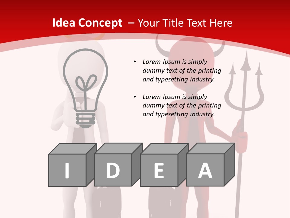 Work Metaphor Bad PowerPoint Template