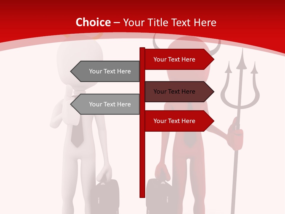 Work Metaphor Bad PowerPoint Template
