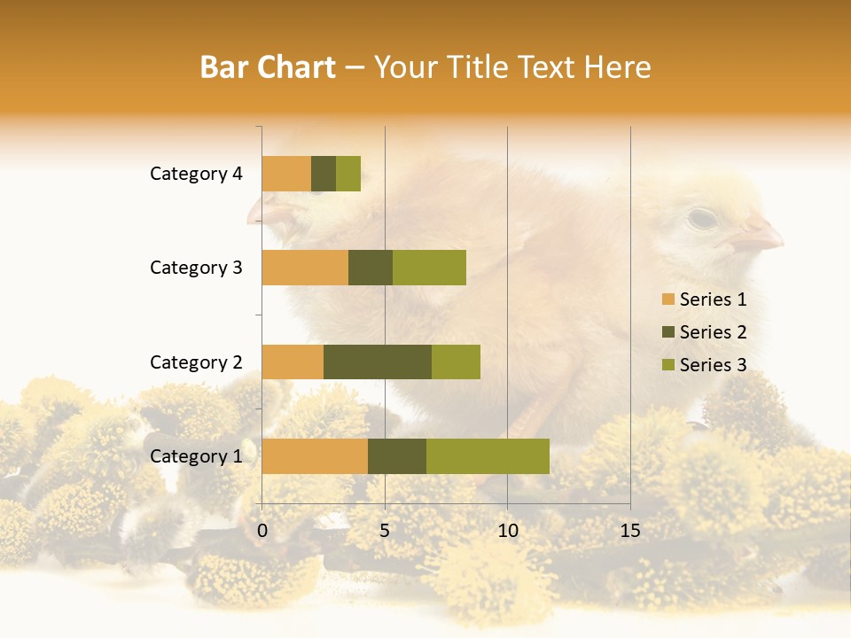 Background Chicken Orange PowerPoint Template